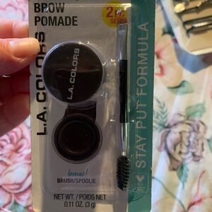 L.A. Colors Brow Pomade Duo -Dark Brown